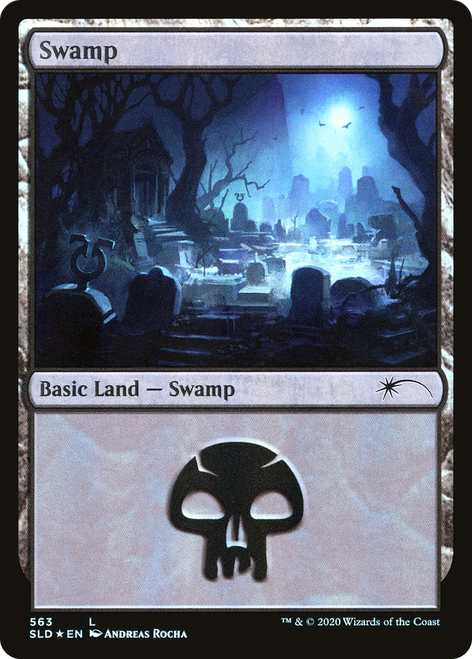 Swamp (SLD-563) - Secret Lair Drop Foil