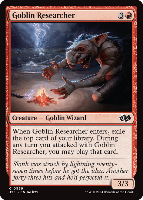 Goblin Researcher (J25-559) - Foundations Jumpstart