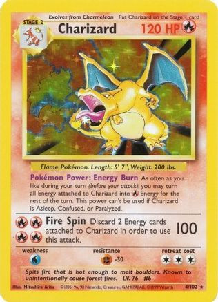 Charizard 4/102 - Base Holofoil (MP)