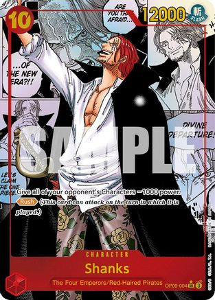 Shanks (004) (Parallel) (OP09-004) Emperors in the New World Foil