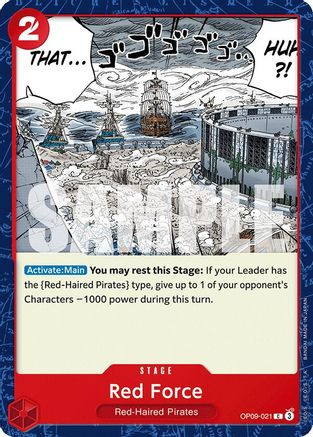 Red Force (OP09-021) Emperors in the New World