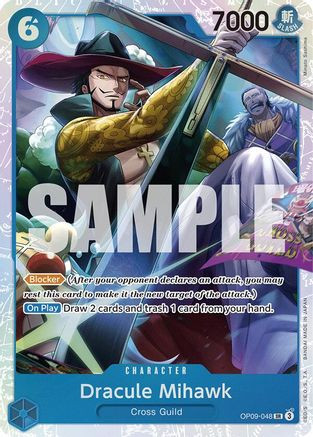 Dracule Mihawk (OP09-048) Emperors in the New World Foil