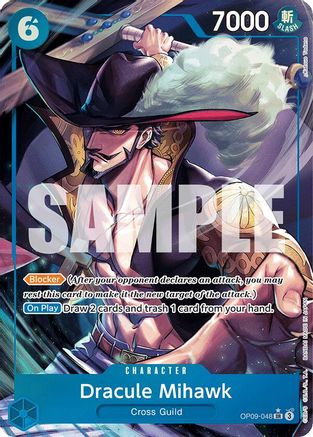 Dracule Mihawk (Parallel) (OP09-048) Emperors in the New World Foil