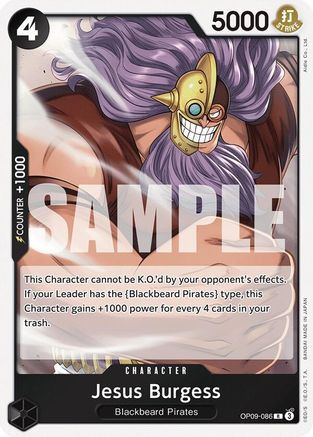 Jesus Burgess (OP09-086) Emperors in the New World Foil