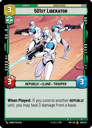 501st Liberator (109/257) - Twilight of the Republic Foil