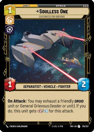 Soulless One - Customized for Grievous (179/257) - Twilight of the Republic