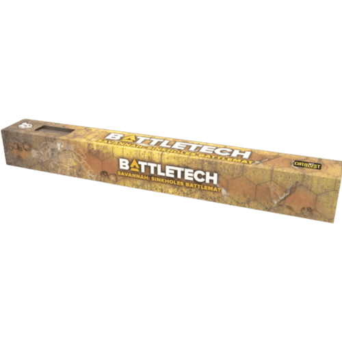 BattleTech: Battle Mat - Savannah - Sinkholes/Mountain Lake (PREORDER)