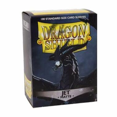 Dragon Shield Matte Jet Standard Size Card Sleeves (100ct)