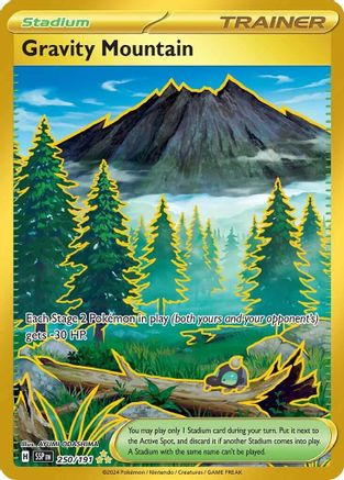 Gravity Mountain - 250/191 250 - SV08 Surging Sparks Holofoil