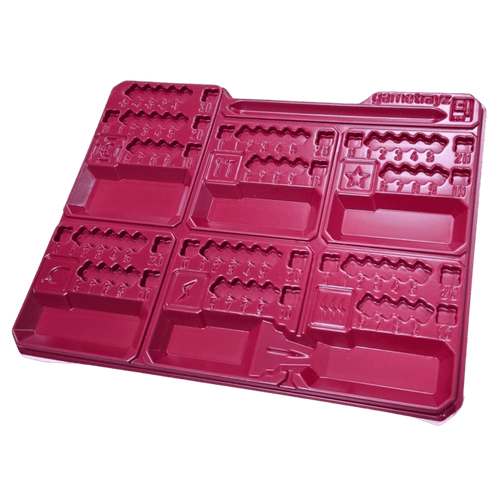 Game Trayz: Terraforming Mars Player Boards w/ Stickers - Red (5pcs)