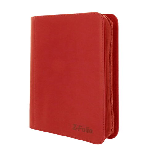 BCW Supplies: Z-Folio 4-Pocket LX Album - Toploaders - Red