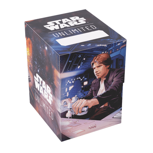 Gamegenic Deck Box: Star Wars Unlimited - Soft Crate - Han Solo - Millenium Falcon