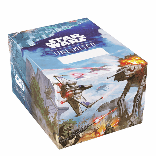 Gamegenic Deck Box: Star Wars Unlimited - Twin Suns Soft Crate - Battle of Scarif