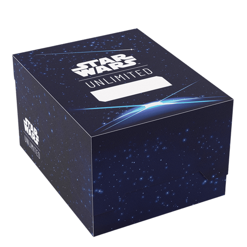 Gamegenic Deck Box: Star Wars Unlimited - Twin Suns Soft Crate - Card Back Blue