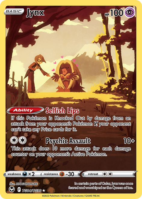 Jynx TG04/30 - Silver Tempest Trainer Gallery Holofoil (LP)