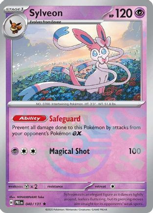 Sylveon (Master Ball Pattern) 40 - SV Prismatic Evolutions Holofoil
