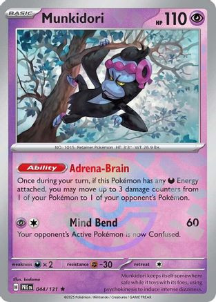 Munkidori (Poke Ball Pattern) 44 - SV Prismatic Evolutions Holofoil