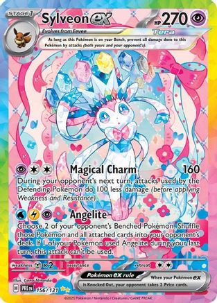 Sylveon ex - 156/131 156 - SV Prismatic Evolutions Holofoil
