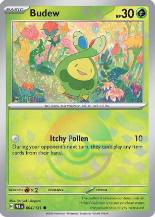 Budew (Poke Ball Pattern) 4 - SV Prismatic Evolutions Holofoil