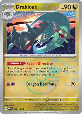 Drakloak (Poke Ball Pattern) 72 - SV Prismatic Evolutions Holofoil