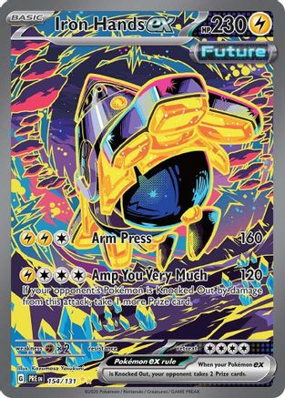 Iron Hands ex - 154/131 154 - SV Prismatic Evolutions Holofoil