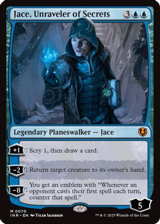 Jace, Unraveler of Secrets (INR-070) - Innistrad Remastered