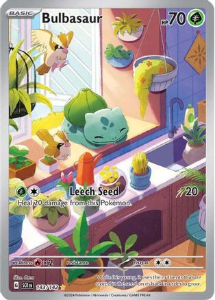 Bulbasaur 143 - SV07 Stellar Crown Holofoil (LP)