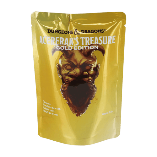 Sirius Dice: D&D Acererak's Treasure - Treasure Pack Dice Sets - Gold Edition