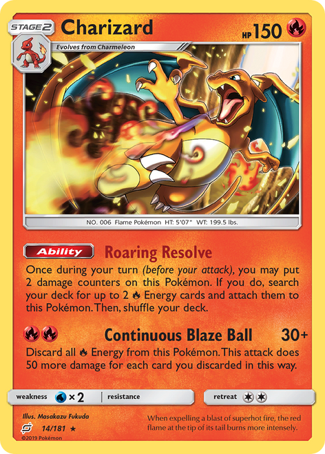 Charizard 14/181 - Team Up (MP)