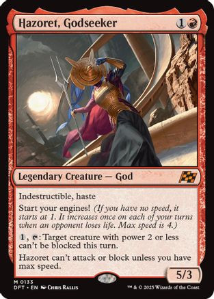 Hazoret, Godseeker (DFT-133) - Aetherdrift Foil