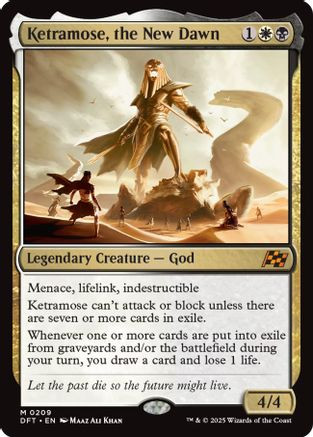 Ketramose, the New Dawn (DFT-209) - Aetherdrift