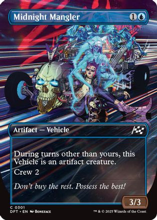 Midnight Mangler (Borderless) (DFT-301) - Aetherdrift