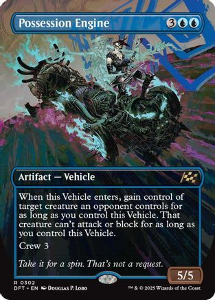 Possession Engine (Borderless) (DFT-302) - Aetherdrift Foil