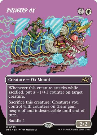 Bulwark Ox (Borderless) (DFT-333) - Aetherdrift Foil