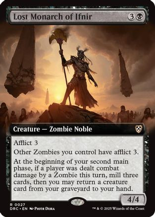 Lost Monarch of Ifnir (Extended Art) (DRC-027) - Commander: Aetherdrift