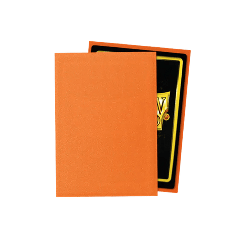 Dragon Shield: Amber - Matte Japanese Size Card Sleeves (60ct)