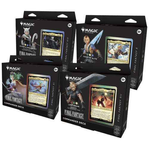 Magic: The Gathering - Universes Beyond: Final Fantasy - Commander Deck (Set of 4)