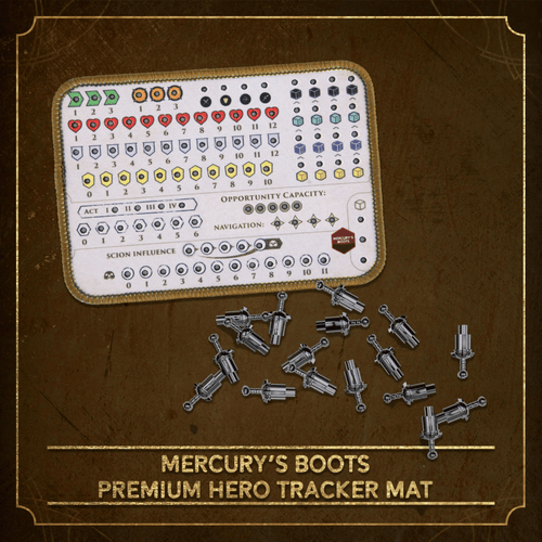 Hoplomachus: Victorum - Mercury’s Boots Hero Tracker Mat