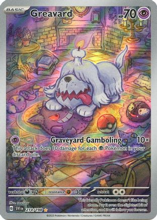 Greavard - 214/198 214 - SV01 Scarlet  Violet Base Set Holofoil (LP)