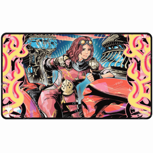 Ultra Pro Playmat: MTG Aetherdrift - Chandra, Spark Hunter (AR Enhanced)