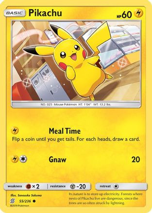 Pikachu (55) 55/236 - SM  Unified Minds
