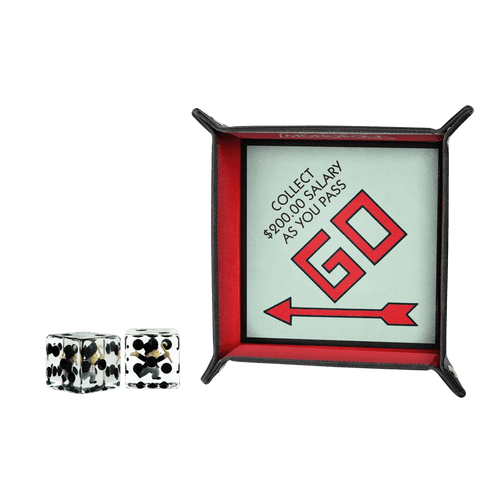FanRoll: Monopoly Dice Tray & Dice Set