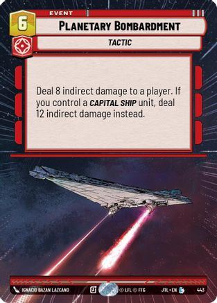 Planetary Bombardment (Hyperspace) (443) - Jump to Lightspeed