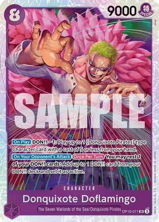 Donquixote Doflamingo (OP10-071) Royal Blood Foil