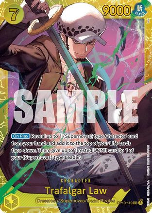 Trafalgar Law (119) (OP10-119) Royal Blood Foil