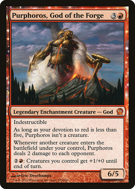 Purphoros, God of the Forge (THS-135) - Theros