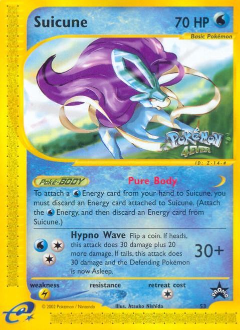 Suicune 53/53 - Wizards Black Star Promos (LP)