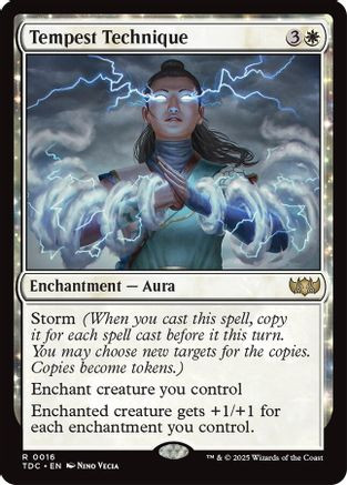 Tempest Technique (TDC-016) - Commander: Tarkir: Dragonstorm