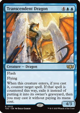 Transcendent Dragon (TDC-022) - Commander: Tarkir: Dragonstorm