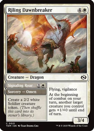 Riling Dawnbreaker (TDM-021) - Tarkir: Dragonstorm